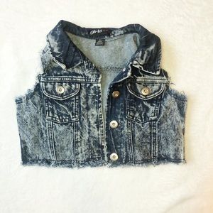 Girls Jeans Vest